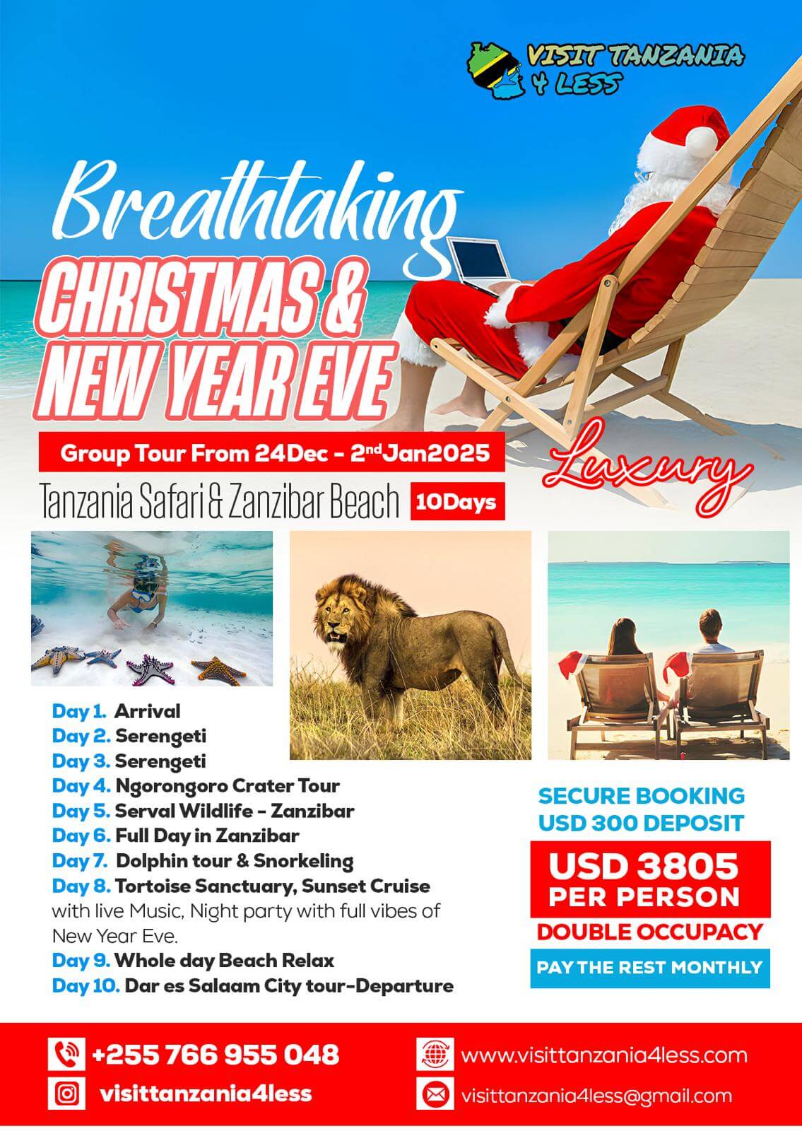 Christmas & New Years Eve in the Serengeti